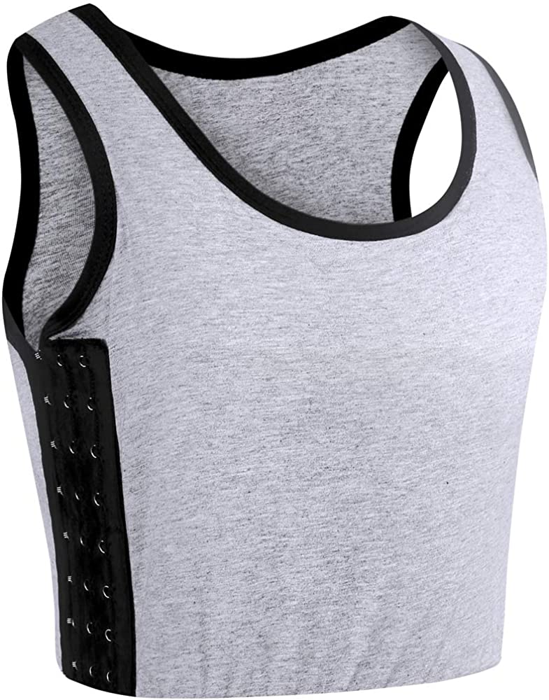 Binder Trans Women Transgender Tomboy Binder FTM Chest Binders for Women  Breathable Tank Tops Compression Vest, Tube-gray, Large : :  Clothing, Shoes & Accessories