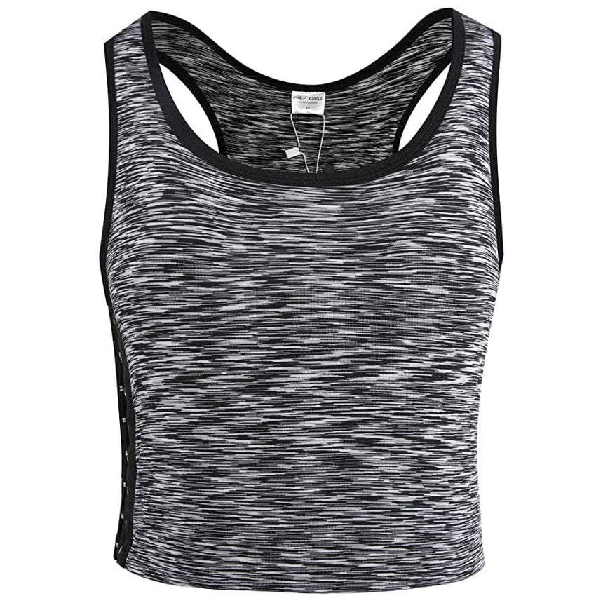 Tank Top Built in Bra Women's Stripes with Chest Pad Without
